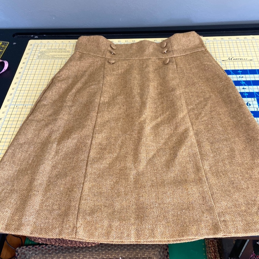 High-waist ModCloth skirt with buttons